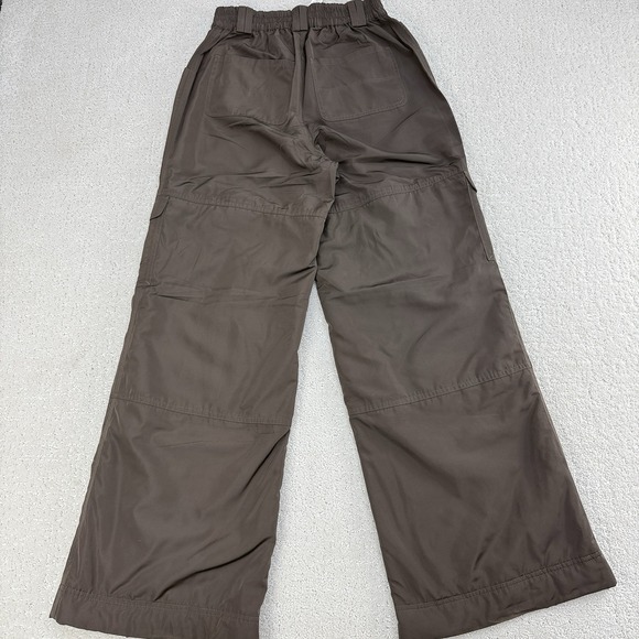 Alo High Waist Ski Moto Cargo Pant Brown Wide Leg XS Women $198 - Picture 8 of 15